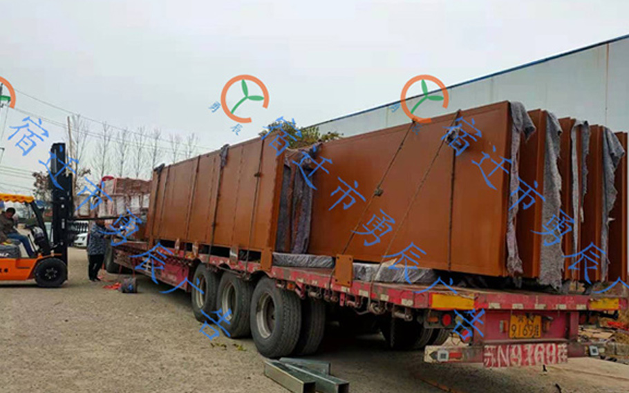 仿古候车亭发货